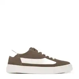 Wehkamp G-STAR Loom BSC M suède sneakers bruin/wit aanbieding