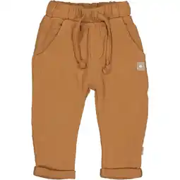 Wehkamp BESS regularwaist casual broek bruin met textuur aanbieding