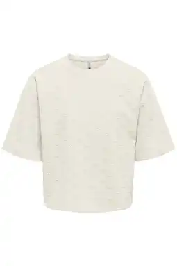 Wehkamp KIDS ONLY GIRL sweater met hartjes ecru aanbieding