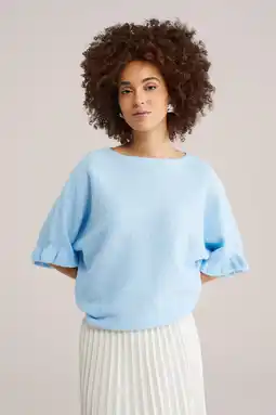 Wehkamp WE Fashion pullover lichtblauw aanbieding