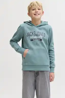 Wehkamp JACK & JONES JUNIOR hoodie lichtgroen aanbieding
