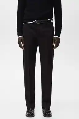 Wehkamp Mango Man regular chino zwart aanbieding