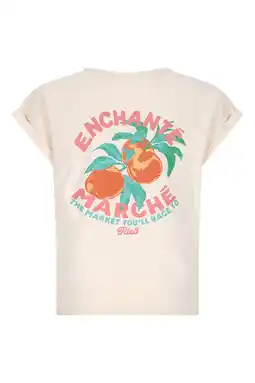 Wehkamp NoBell’ T-shirt met backprint wit aanbieding