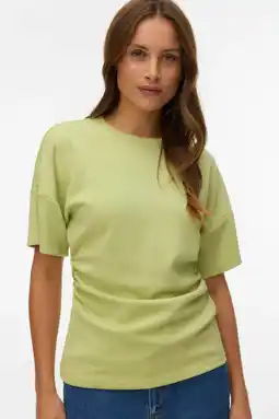 Wehkamp VERO MODA x Noor de Groot T-shirt lichtgroen aanbieding