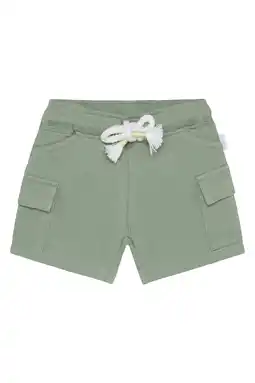 Wehkamp Noppies baby regularwaist sweatshort groen aanbieding