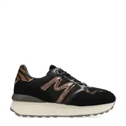 Wehkamp Mexx Juju Humper leren sneakers zwart/brons aanbieding
