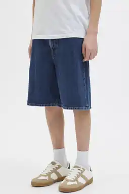 Wehkamp JACK & JONES JUNIOR denim short dark blue denim aanbieding