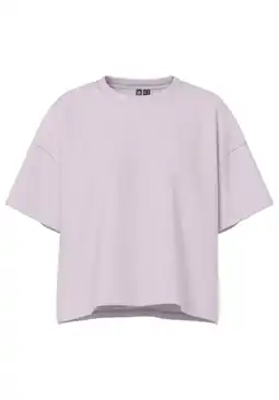 Wehkamp PIECES Curve T-shirt lila aanbieding
