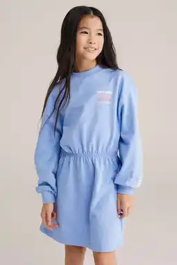 Wehkamp WE Fashion sweatjurk lichtblauw aanbieding