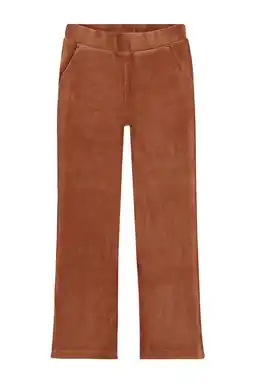 Wehkamp Tumble 'n Dry corduroy wide leg casual broek bruin aanbieding