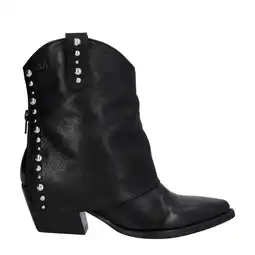 Wehkamp Lazamani leren cowboylaarzen met flap zwart aanbieding