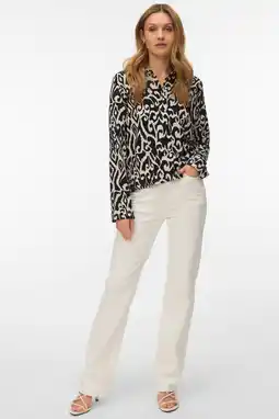 Wehkamp VERO MODA blouse zwart aanbieding