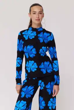 Wehkamp HARPER & YVE gebloemde top zwart aanbieding