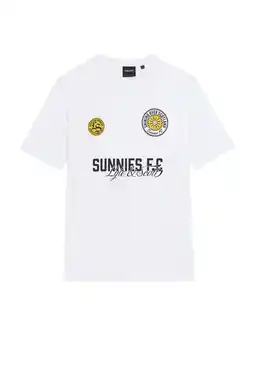 Wehkamp Lyle & Scott T-shirt wit aanbieding