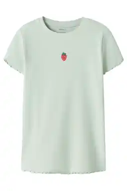 Wehkamp NAME IT KIDS T-shirt mintgroen aanbieding