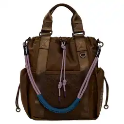 Wehkamp Desigual nylon rugzak bruin aanbieding