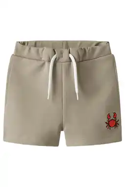 Wehkamp NAME IT MINI regular sweatshort zand aanbieding