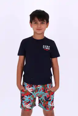 Wehkamp B.Nosy zwemshort rood/blauw/bruin aanbieding