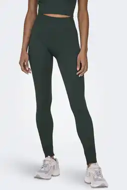 Wehkamp ONLY PLAY sportlegging ONPJAIA donkergroen aanbieding