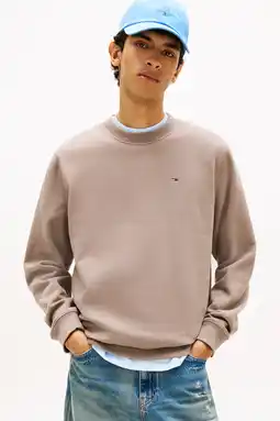 Wehkamp Tommy Jeans sweater lichtbruin aanbieding