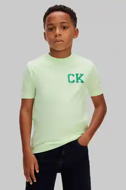 Wehkamp Calvin Klein T-shirt groen aanbieding