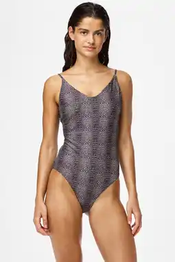 Wehkamp PIECES badpak PCBAOMI zwart/beige aanbieding