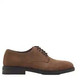 Wehkamp Mango Man suède veterschoenen bruin aanbieding