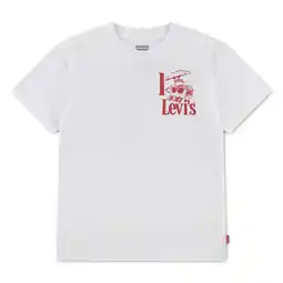 Wehkamp Levi's T-shirt met backprint wit aanbieding