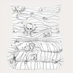 Wehkamp NOUS Kids katoenen dekbedovertrek 1-persoons (140x200 cm) aanbieding
