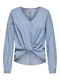 Wehkamp ONLY blouse blauw aanbieding