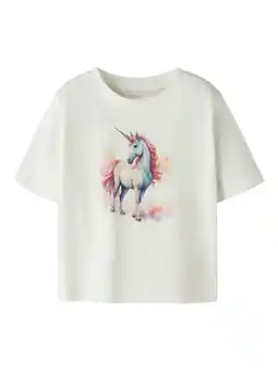 Wehkamp NAME IT MINI T-shirt offwhite aanbieding