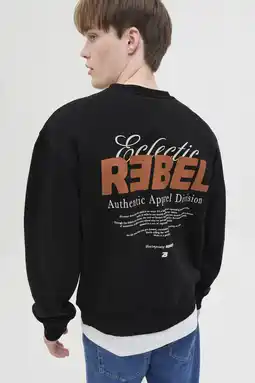 Wehkamp JJ REBEL sweater zwart aanbieding