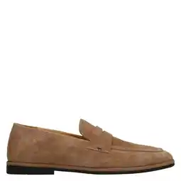 Wehkamp Manfield suède loafers cognac aanbieding