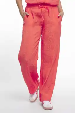 Wehkamp Zoso highwaist broek koraalrood aanbieding