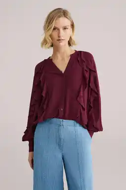 Wehkamp WE Fashion top donkerrood aanbieding