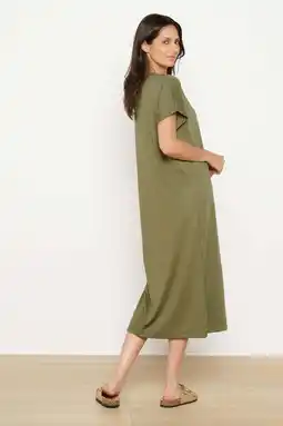 Wehkamp LOLALIZA zomerjurk kaki aanbieding