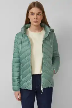 Wehkamp s.Oliver tussenjas quilted lichtgroen aanbieding