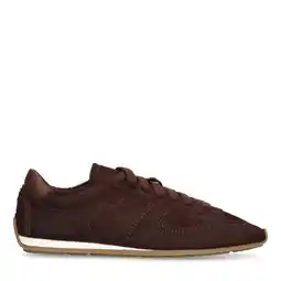 Wehkamp Sacha leren sneakers met ponyhair bordeaux aanbieding