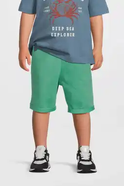 Wehkamp NAME IT KIDS regular sweatshort mintgroen aanbieding