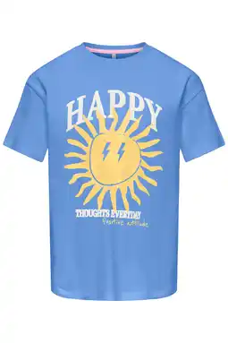 Wehkamp KIDS ONLY GIRL T-shirt blauw aanbieding