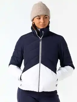 Wehkamp Falcon ski-jas Solana donkerblauw aanbieding