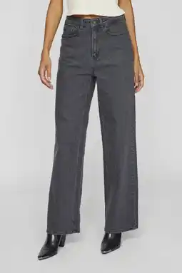 Wehkamp VILA highwaist wide leg jeans aanbieding