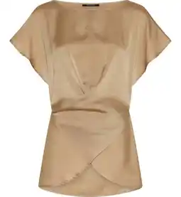 Wehkamp Bruuns Bazaar blouse camel aanbieding