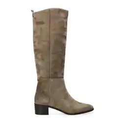Wehkamp Fred de la Bretoniere Frolly Slob suède hoge laarzen taupe aanbieding