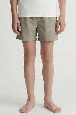 Wehkamp JACK & JONES JUNIOR zwemshort zachtgroen/zalmroze aanbieding