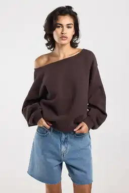Wehkamp America Today sweater bruin aanbieding