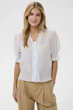 Wehkamp Saint Tropez blouse lichtblauw aanbieding