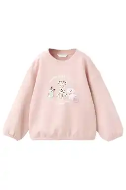 Wehkamp Mango Kids sweater lichtroze aanbieding