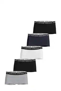Wehkamp Björn Borg short - zwart/multicolor (set van 5) aanbieding