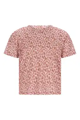 Wehkamp Like Flo T-shirt met panterprint roze aanbieding